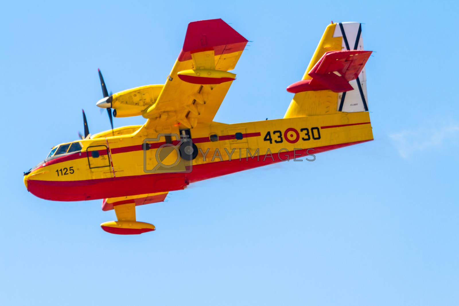Royalty free image of Seaplane Canadair CL-215  by viledevil