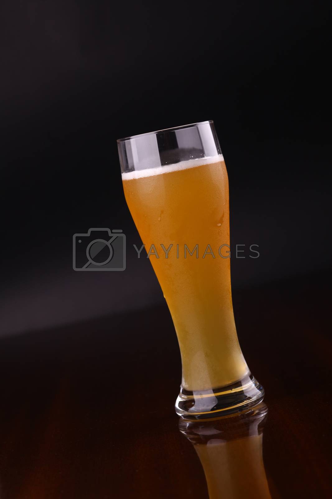 Royalty free image of Glass of beer by hiddenhallow