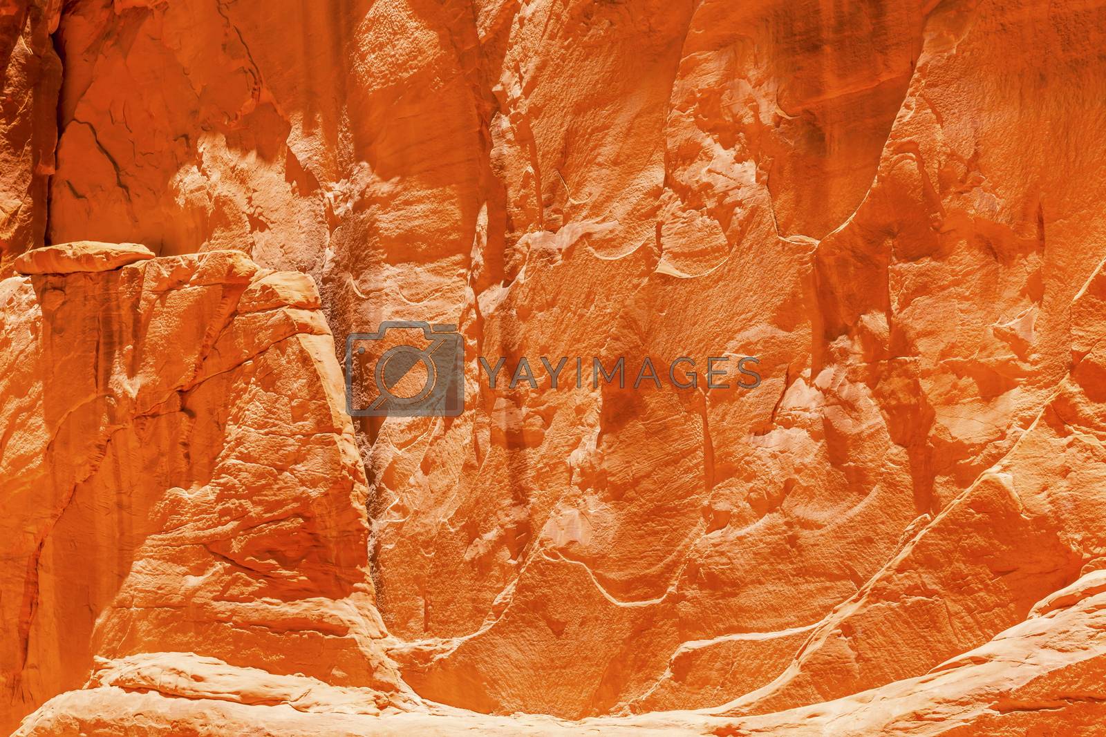 Royalty free image of Orange Sandstone Canyon Abstract Arches National Park Moab Utah by bill_perry