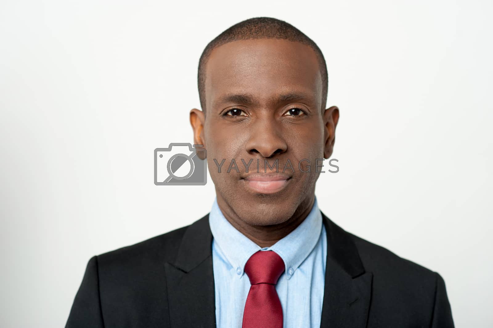 Royalty free image of Relaxed calm corporate man posing  by stockyimages