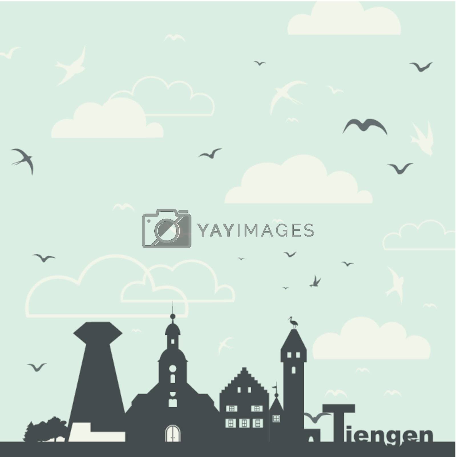 Royalty free image of Birds over a city by aleksander1