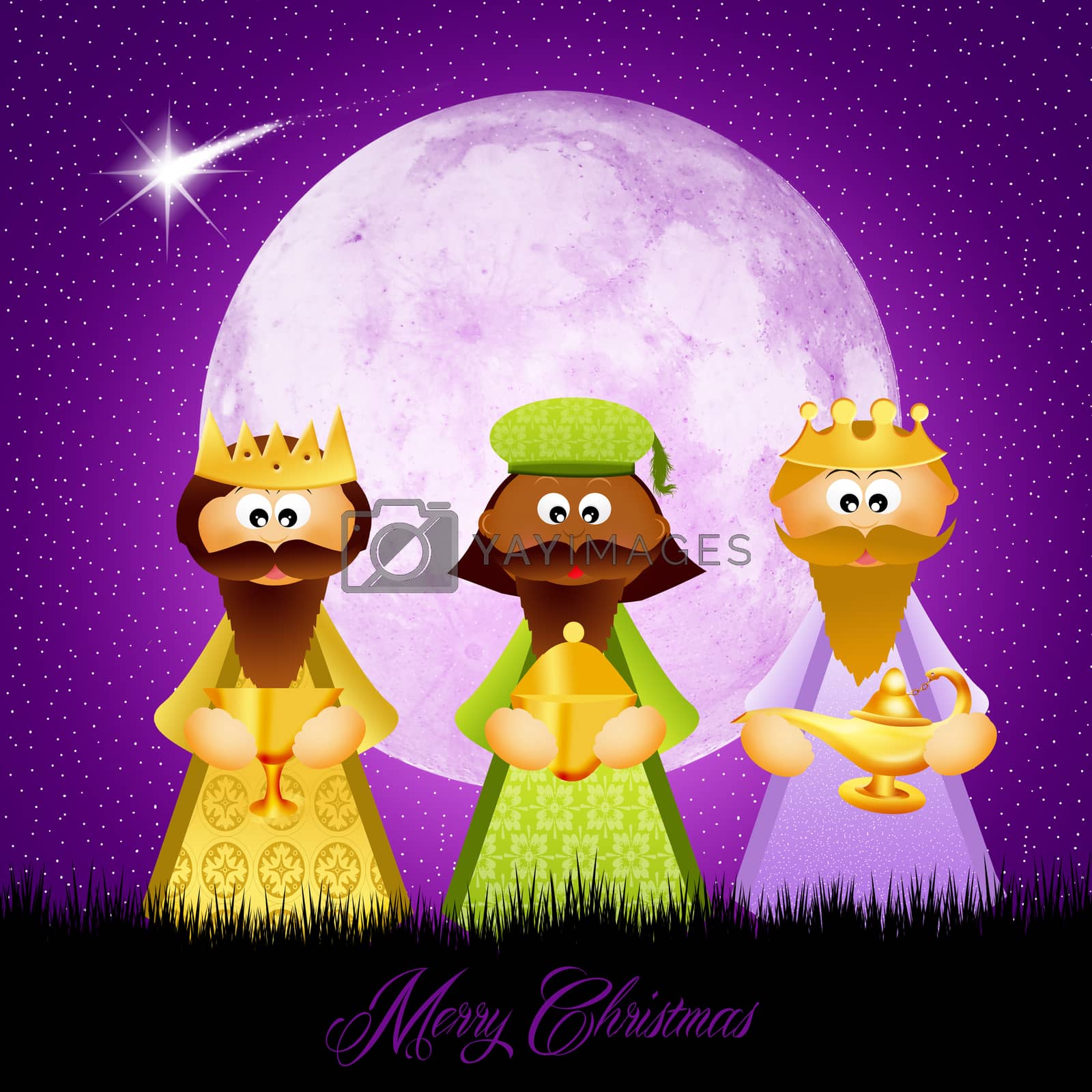 Royalty free image of Three wise men by adrenalina