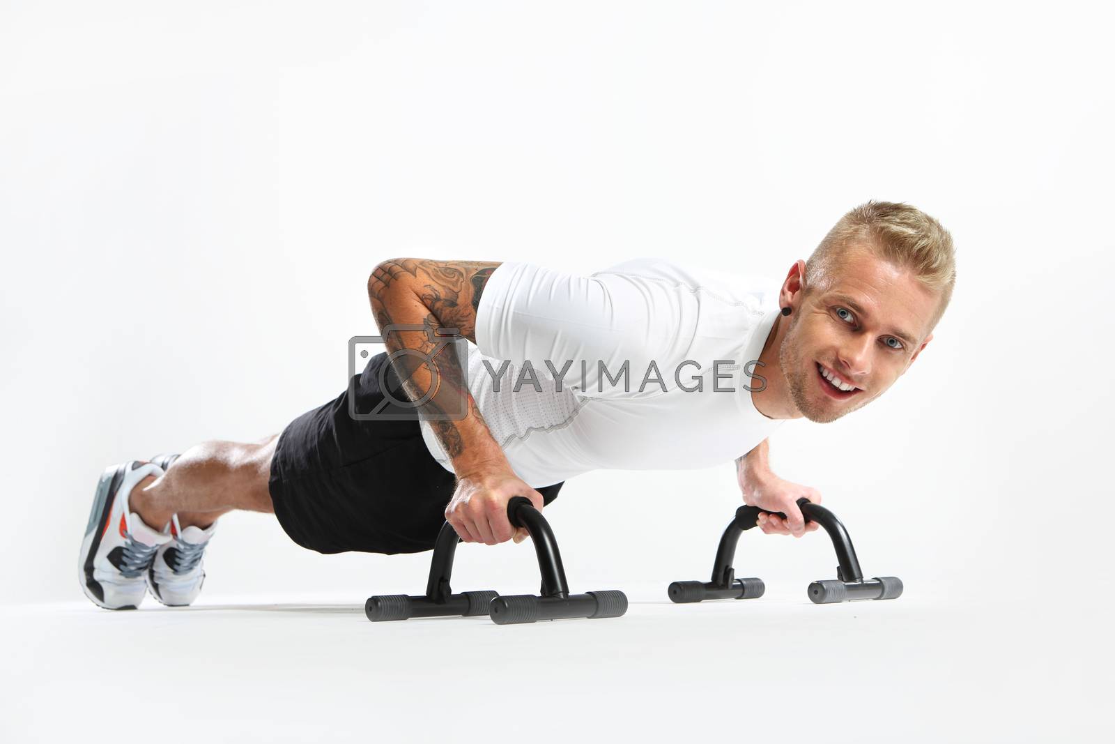 Royalty free image of Handle for push-ups by robert_przybysz