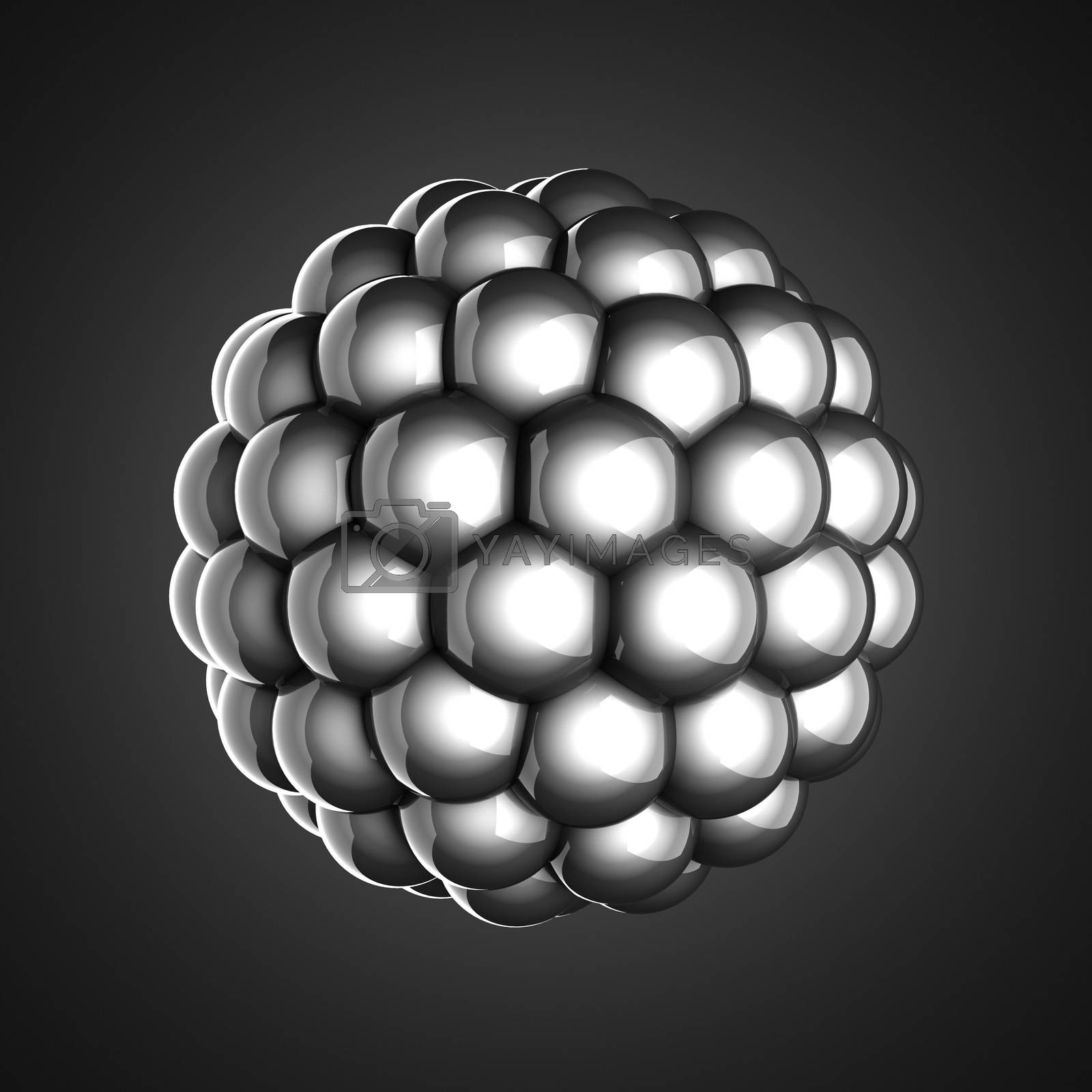 Royalty free image of A single atom scientific illustration by videodoctor