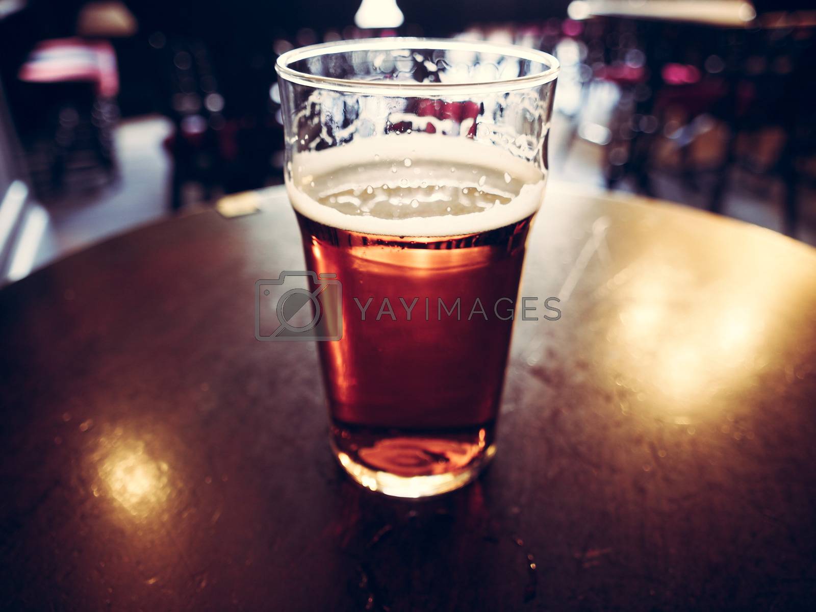 Royalty free image of Pint of beer by claudiodivizia