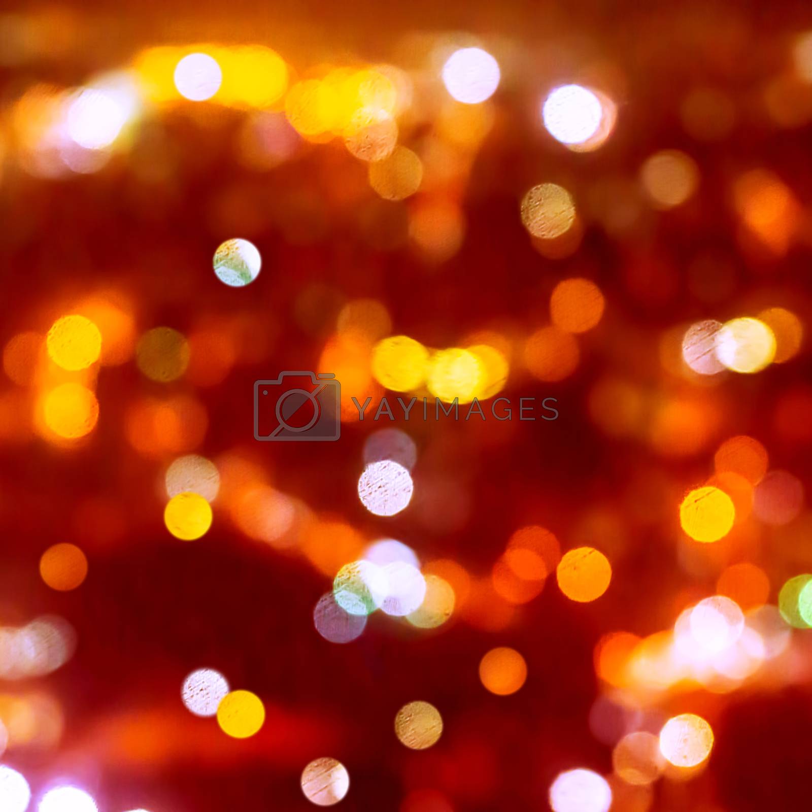Royalty free image of Christmas background of blur bokeh lights by Anna_Omelchenko