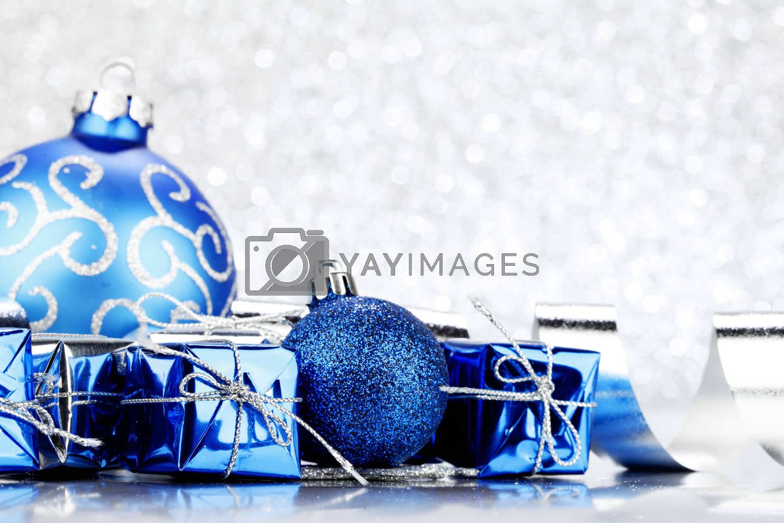 Royalty free image of Christmas gifts and decoration by Yellowj