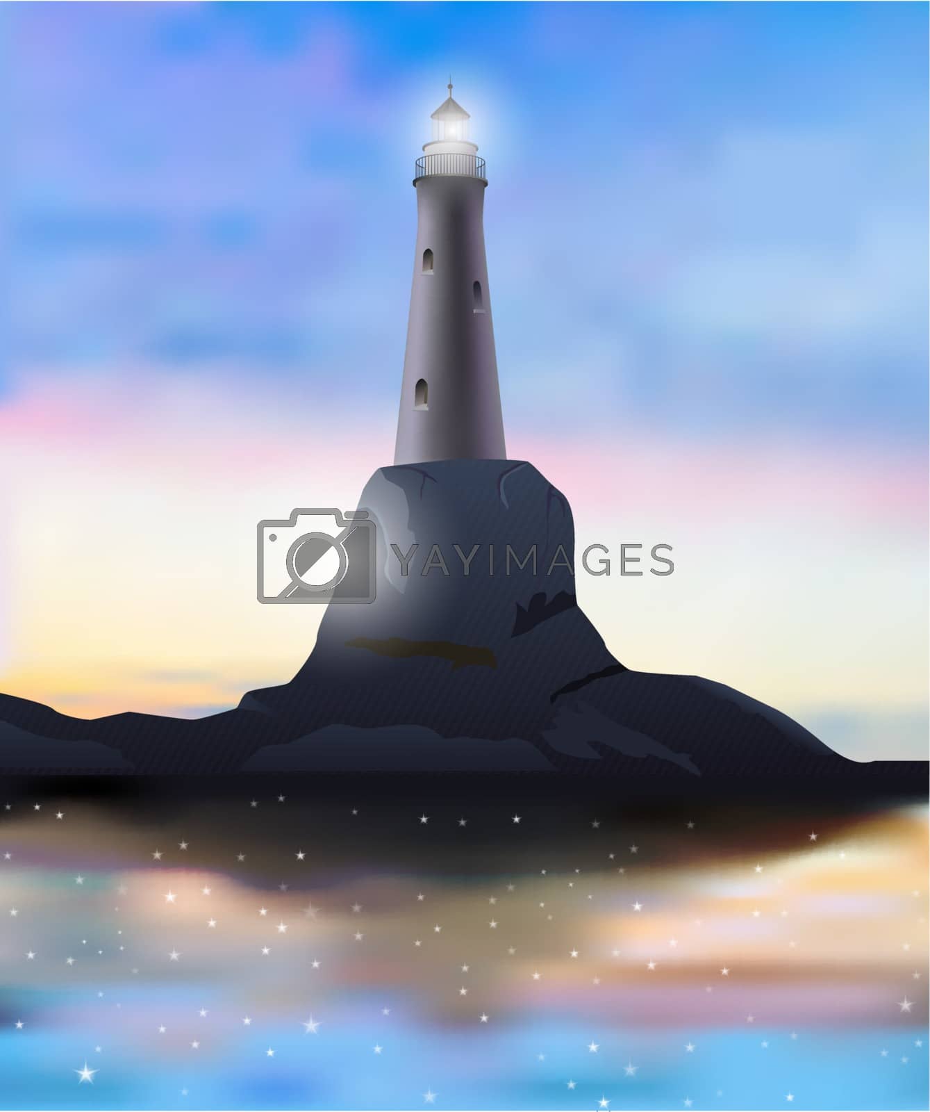 Royalty free image of lighthouse by kovacevic