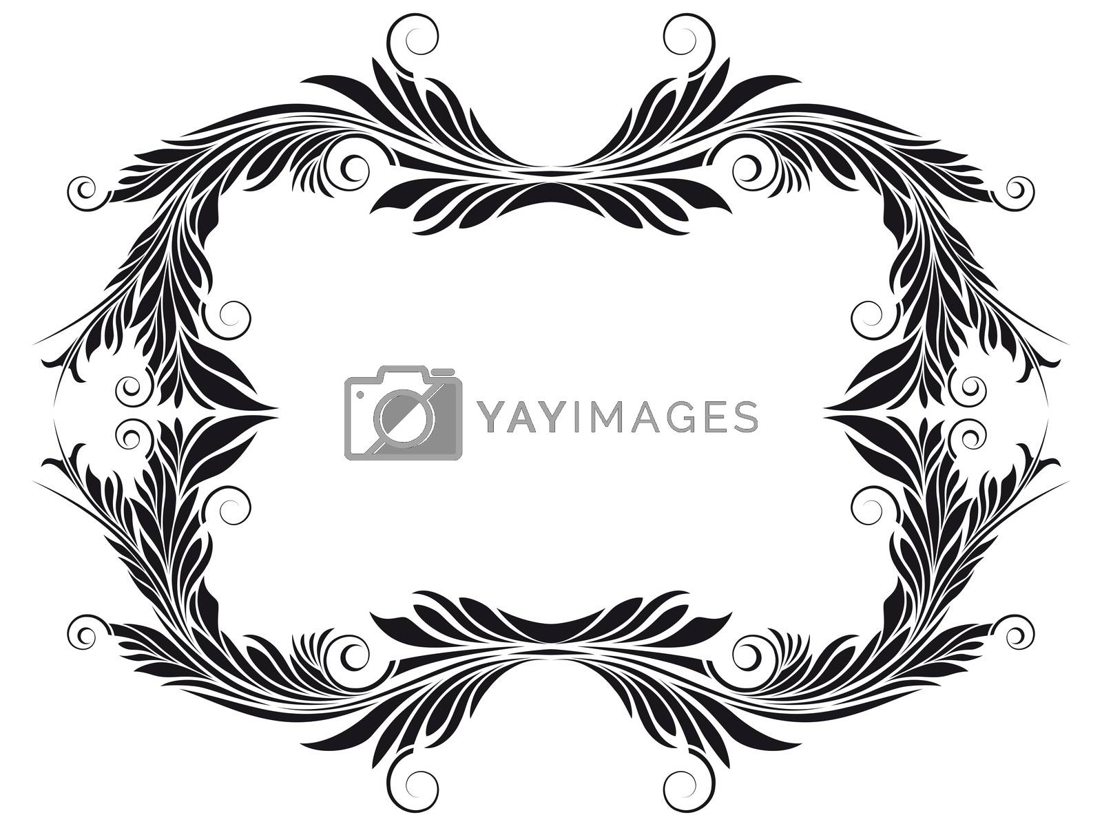 Royalty free image of Floral Frame by WaD