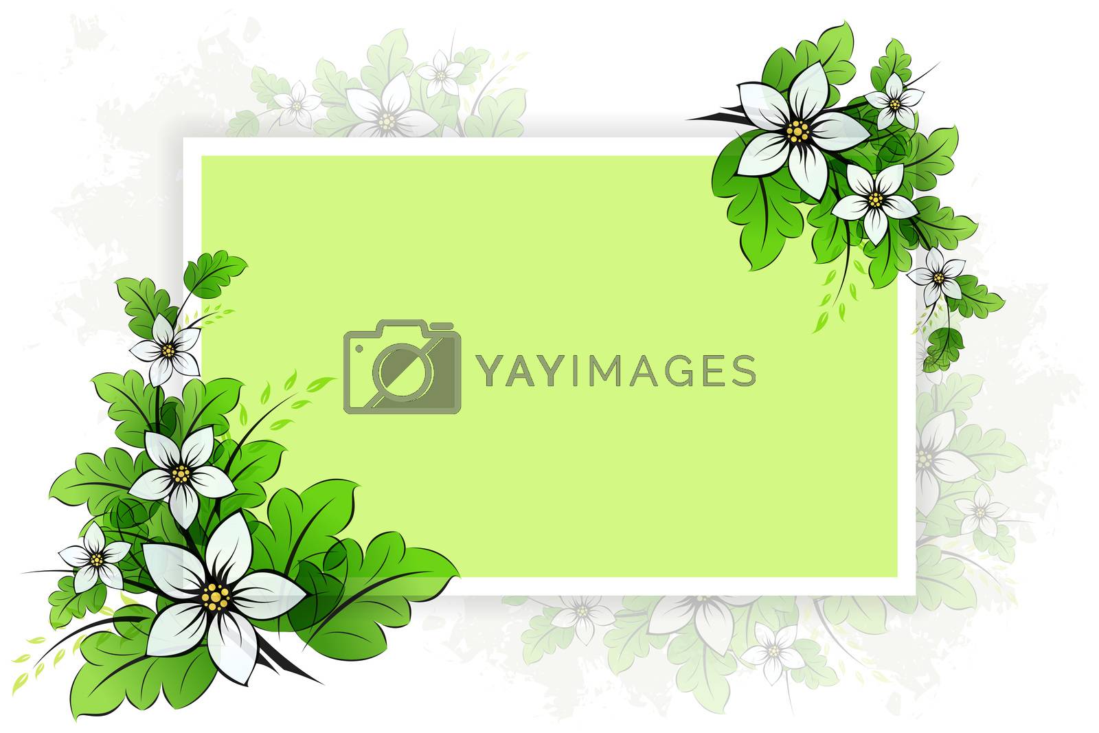Royalty free image of eps10 Flower background by WaD