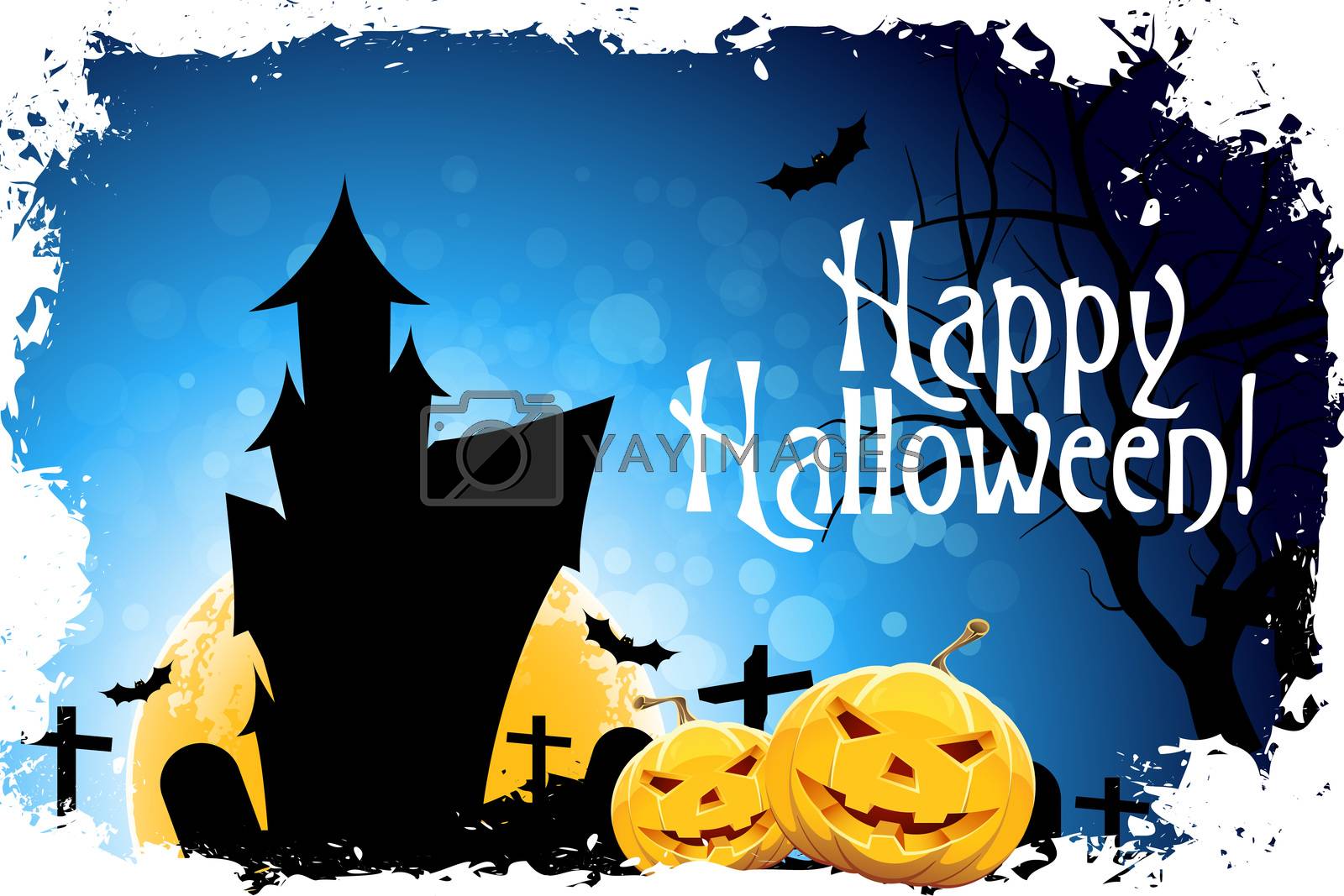 Royalty free image of Happy Halloween Card by WaD