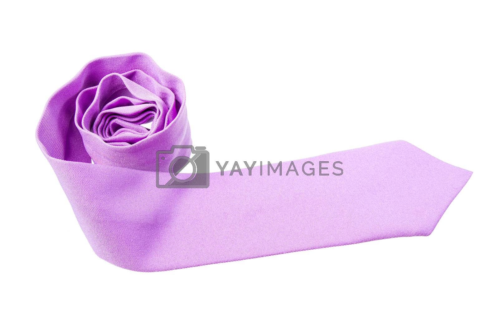 Royalty free image of plain purple business neck tie by kasinv