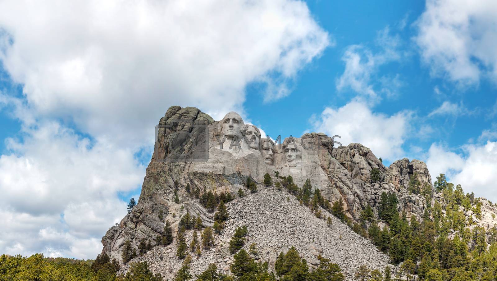 Royalty free image of Mount Rushmore monument in South Dakota by AndreyKr