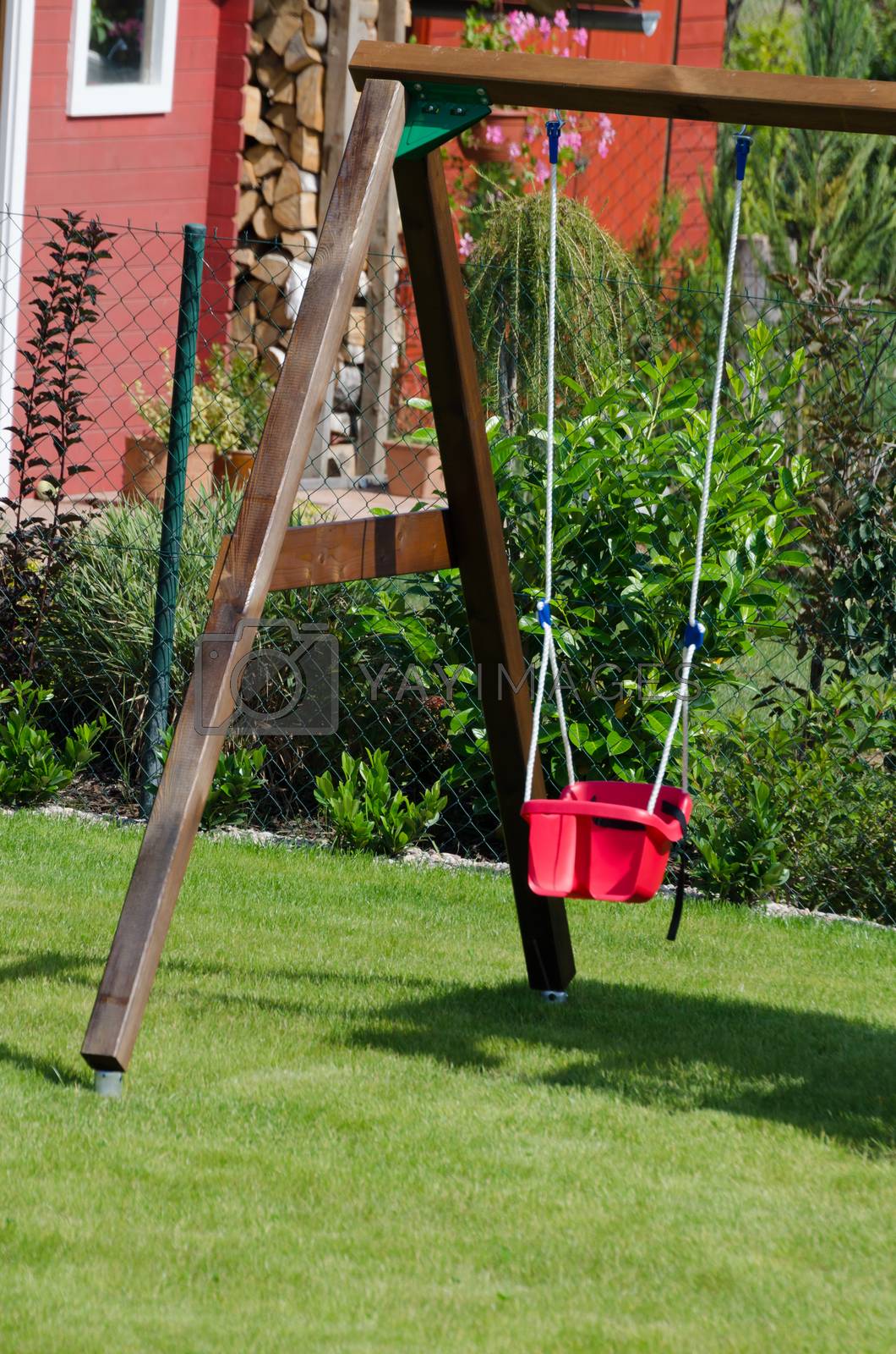 Royalty free image of Swing for children by Peteer
