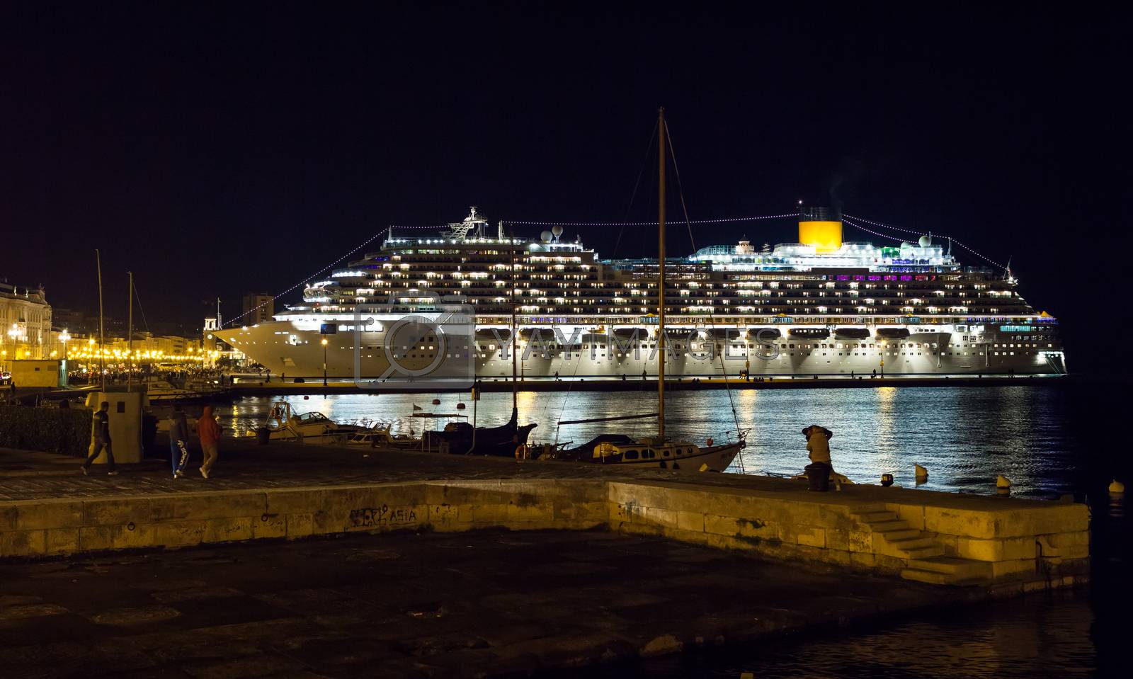 Royalty free image of Cruise ship by bepsimage