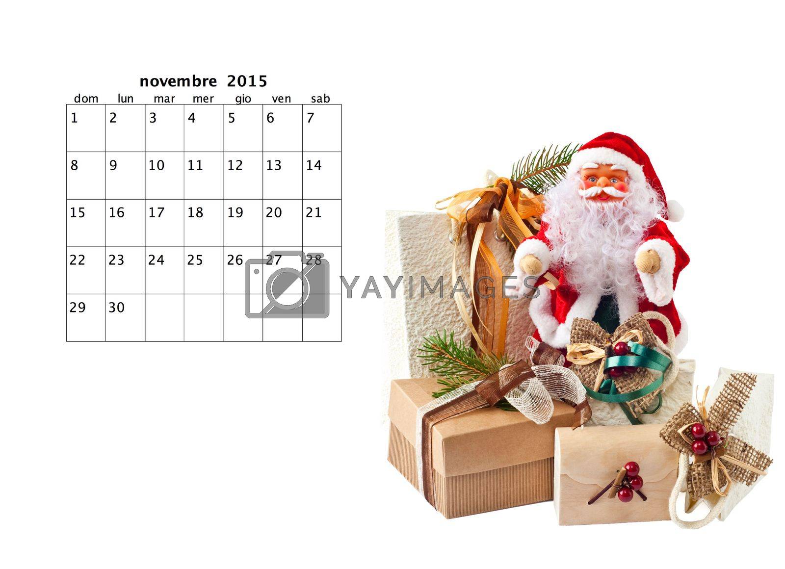 Royalty free image of christmas calendar by carla720