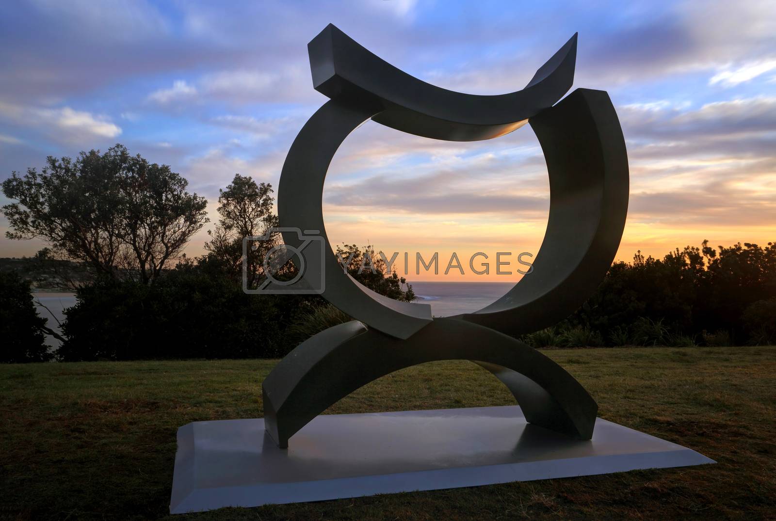 Royalty free image of Headrest at Sculpture by the Sea Bondi by lovleah