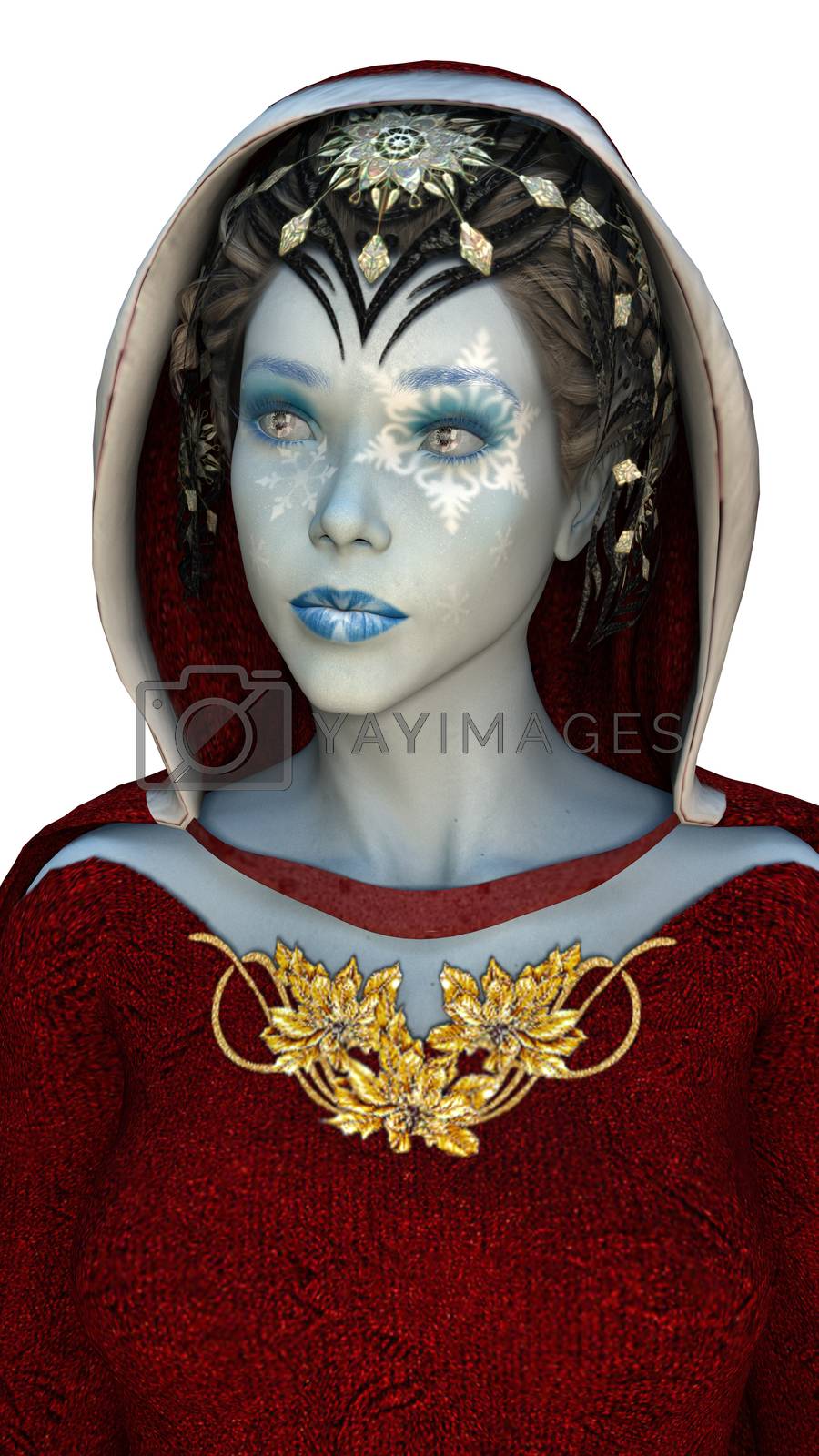 Royalty free image of Snow Maiden by Vac