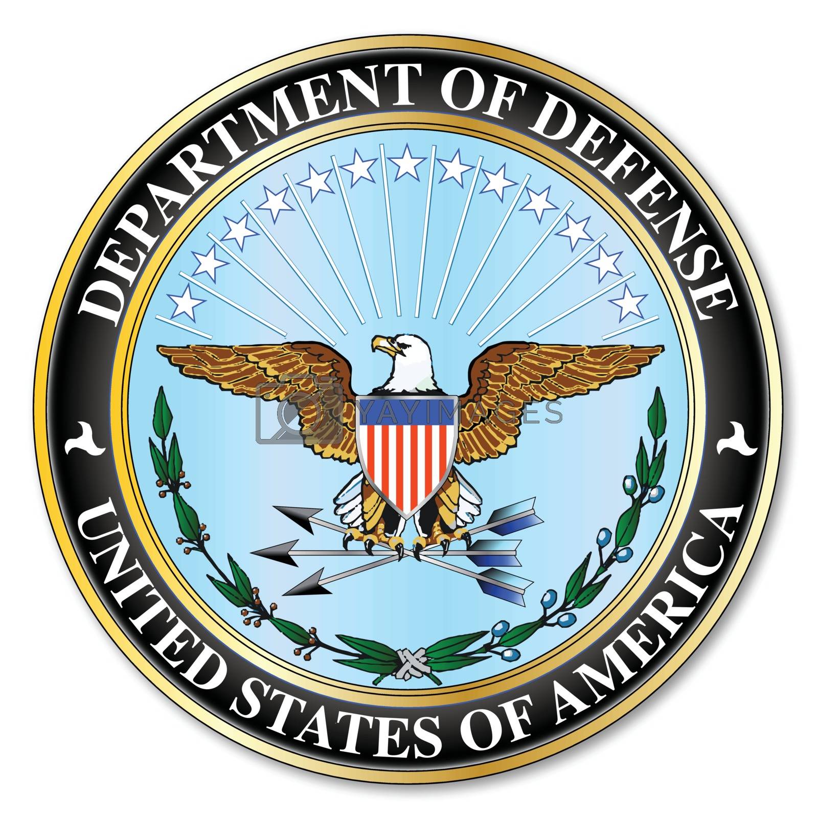 Royalty free image of Department of Defense by Bigalbaloo