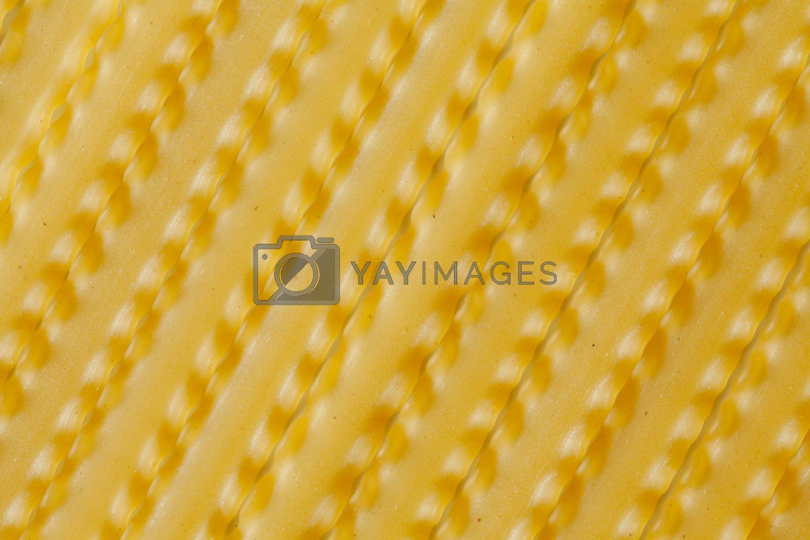 Close up photograph of some dry pasta