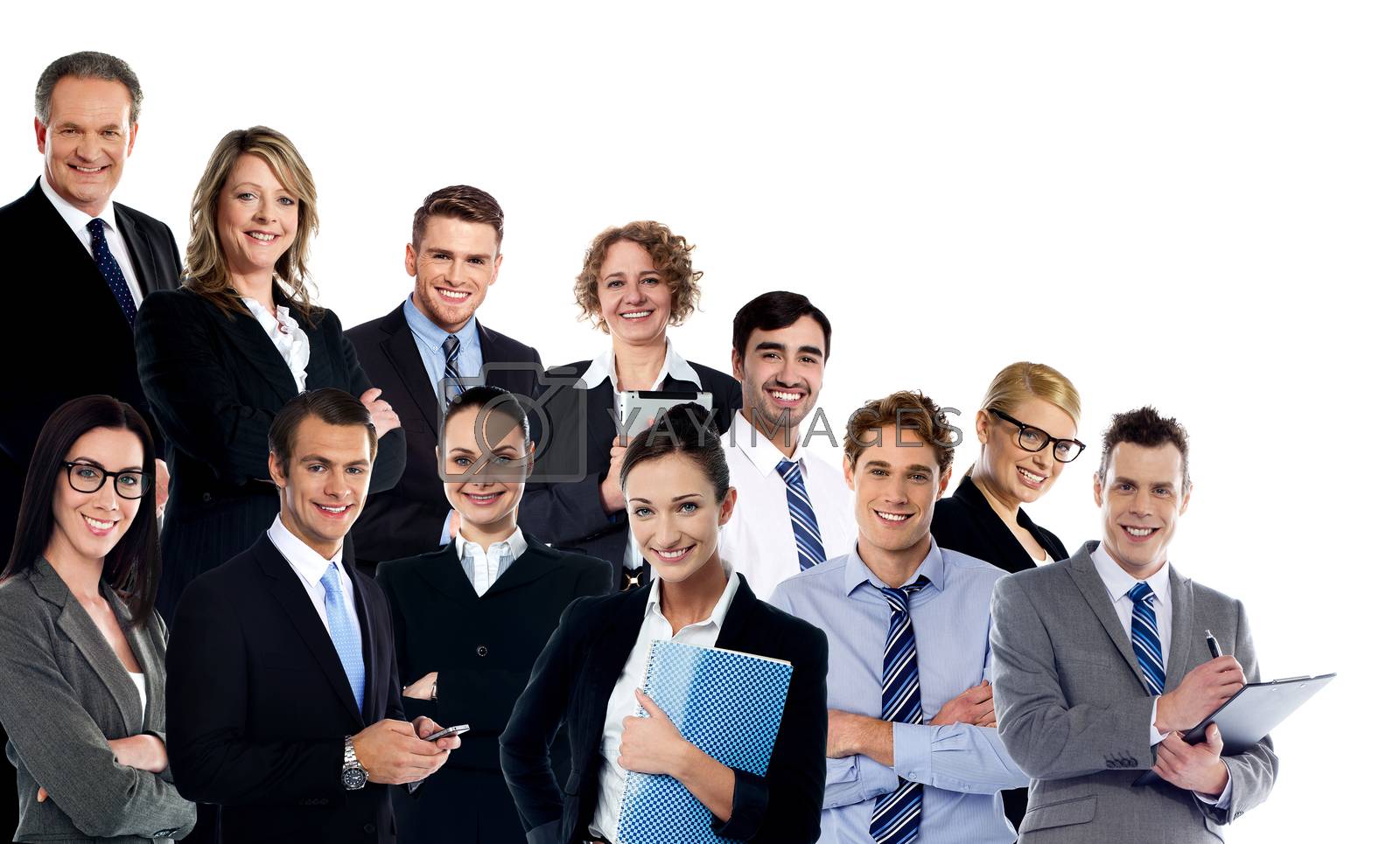 Royalty free image of Collage of business experts by stockyimages