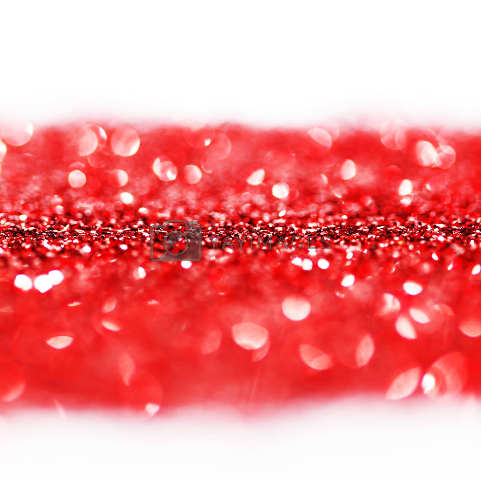 Royalty free image of Red twinkling lights background by Yellowj