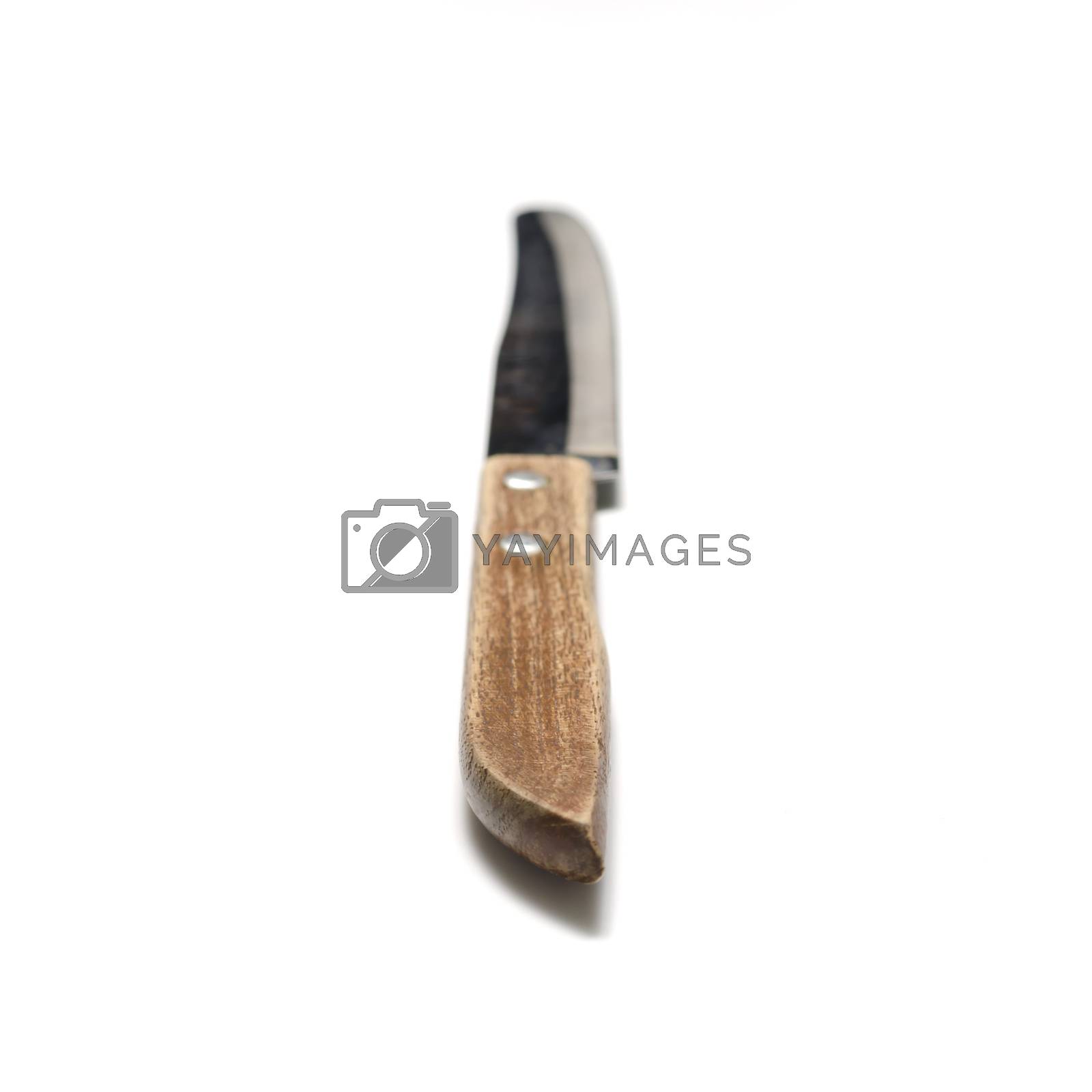 Royalty free image of old used knife by ammza12
