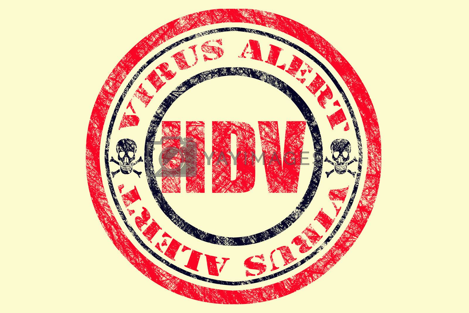 Royalty free image of HDV Virus Alert Concept by yands