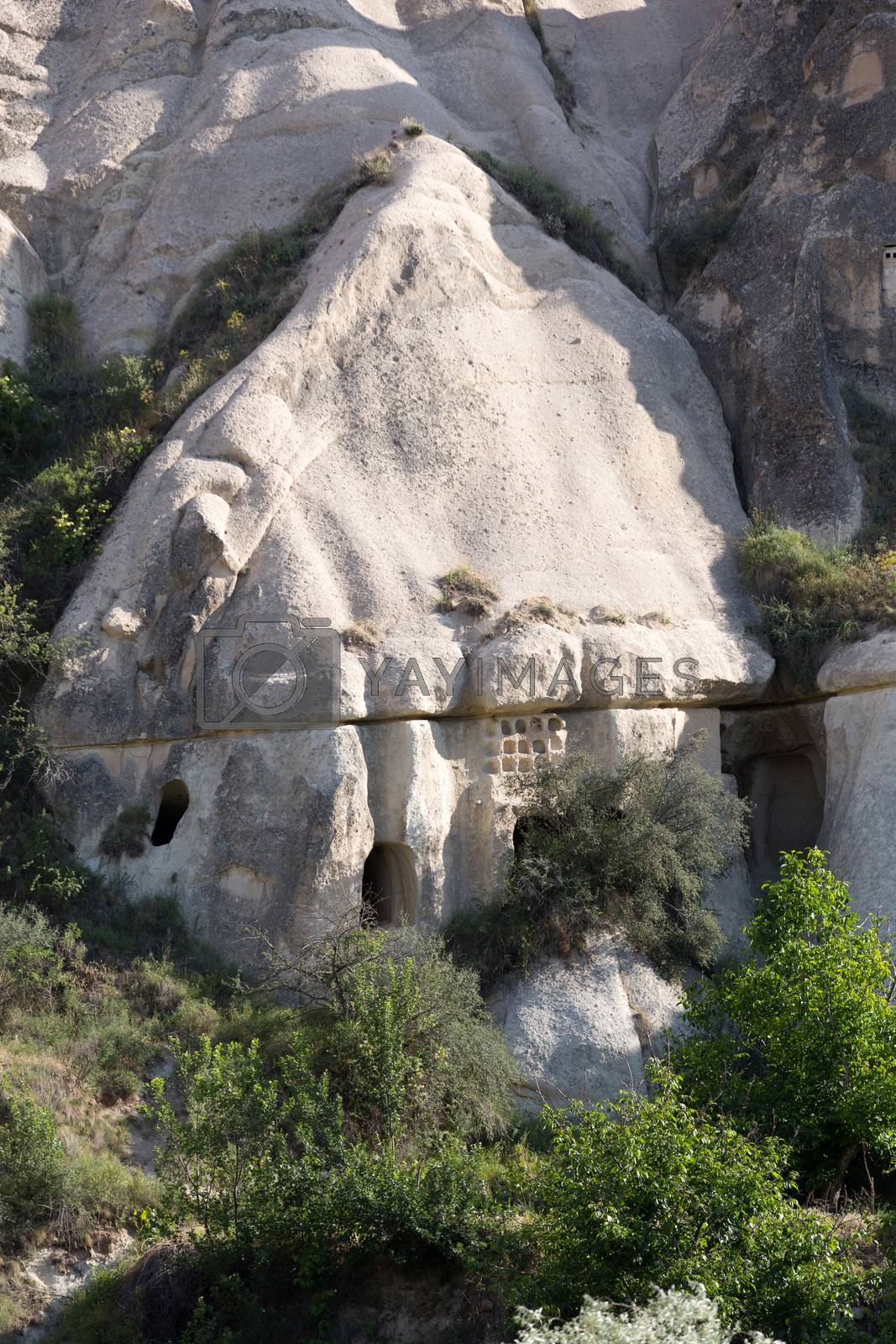 Royalty free image of Rock formations in Goreme National Park. Cappadocia,  Turkey by wjarek