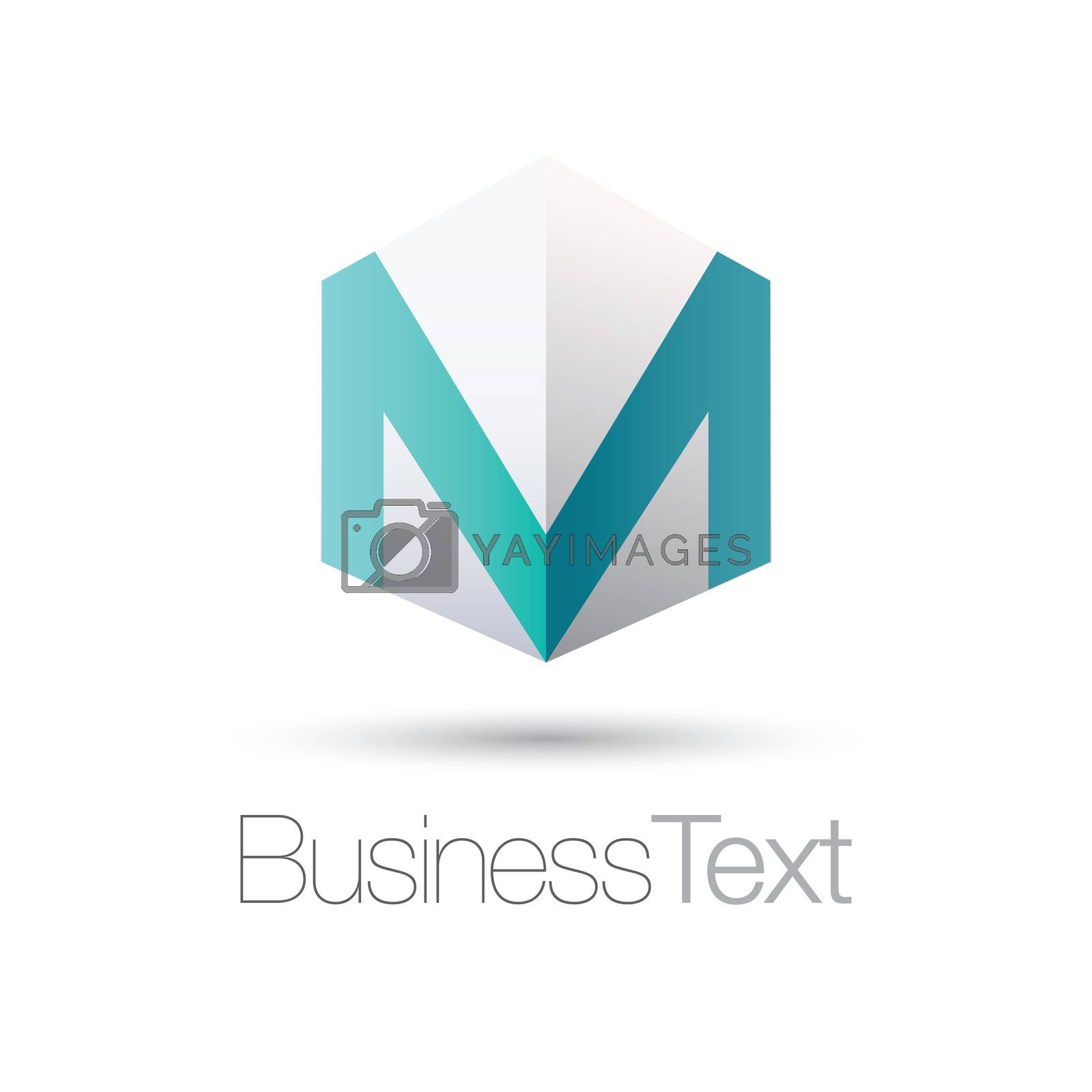Royalty free image of Letter M in a box by HypnoCreative