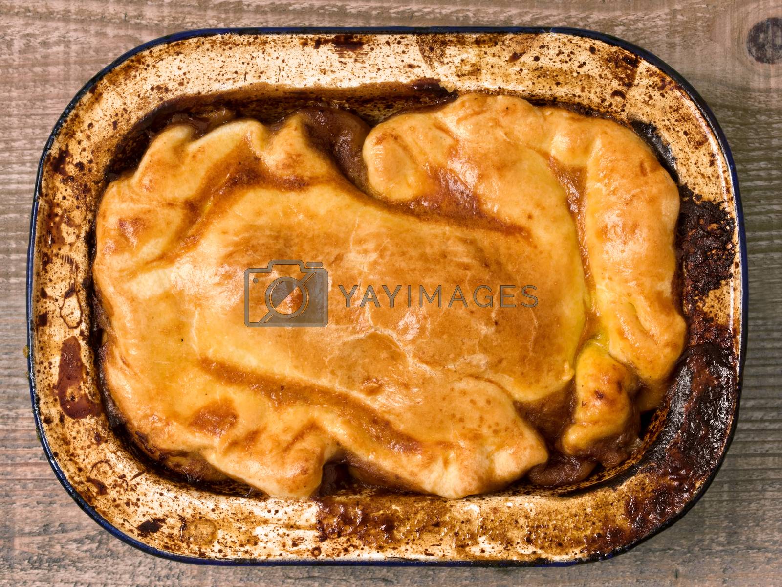 Royalty free image of rustic meat pie by zkruger
