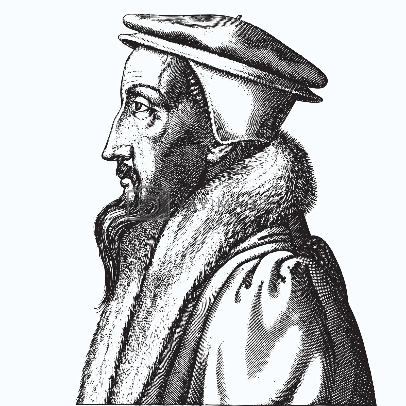 Royalty free image of John Calvin by HypnoCreative