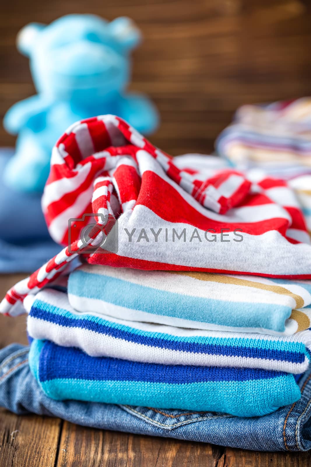 Royalty free image of Baby clothes by yelenayemchuk