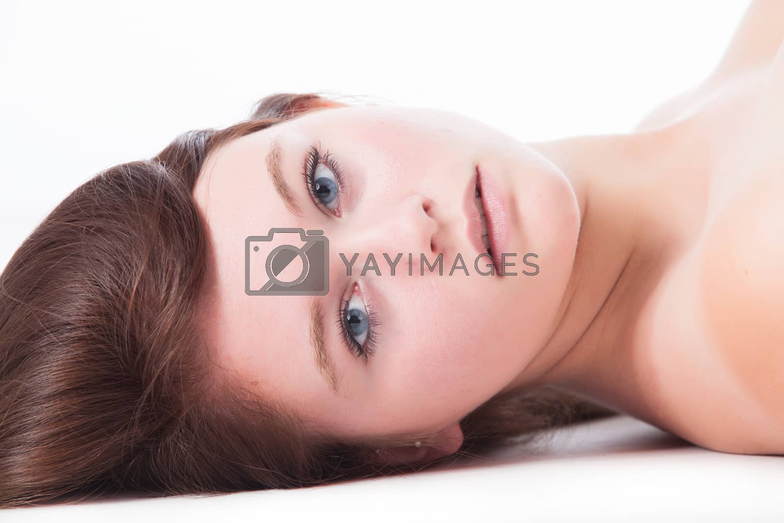 Royalty free image of Face only from a young woman by DNFStyle