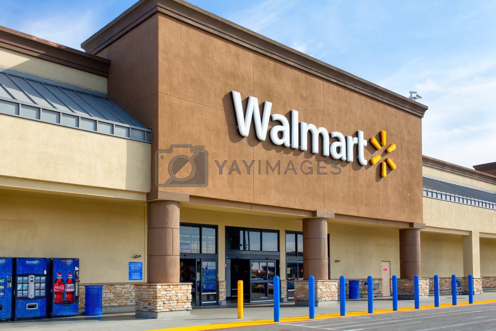 Royalty free image of Walmart store exterior by wolterk