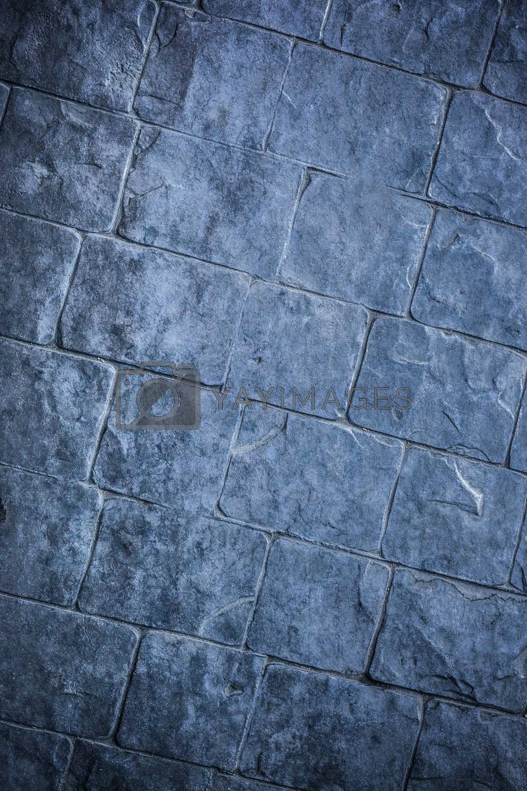Royalty free image of Slate texture flooring a popular choice for modern kitchens and by nopparats