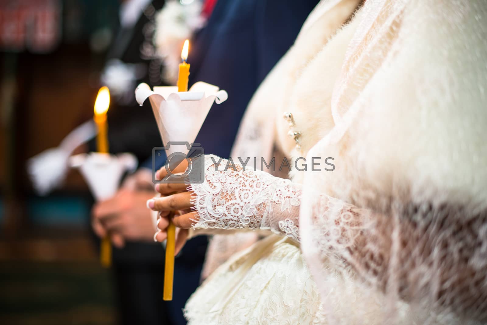 Royalty free image of Wedding ceremony in orthodox church. by rootstocks