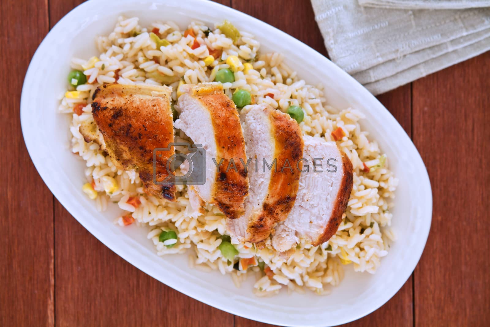 Royalty free image of Chicken Breast Meal by mpessaris