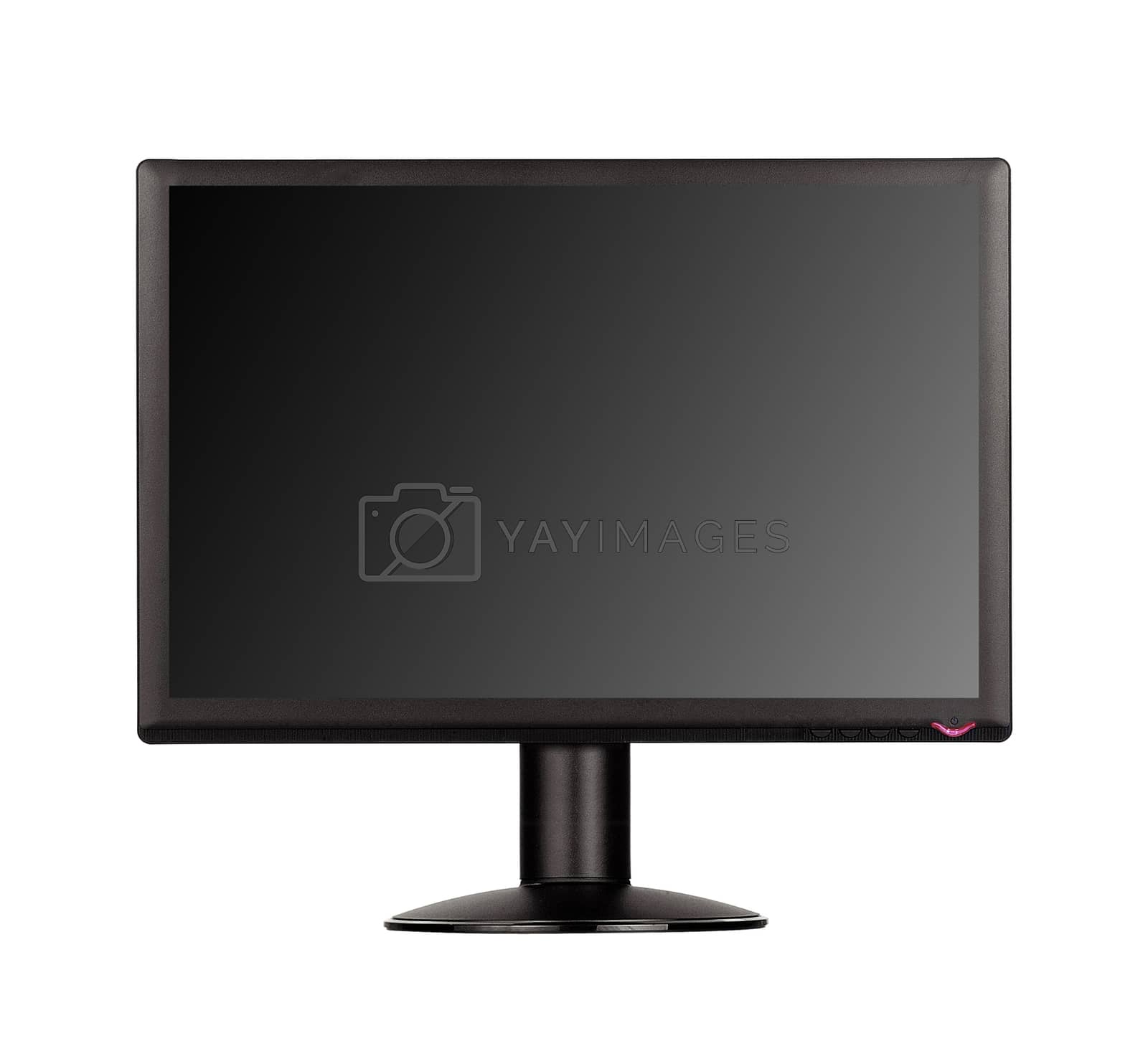 Royalty free image of Tft monitor isolated by ozaiachin