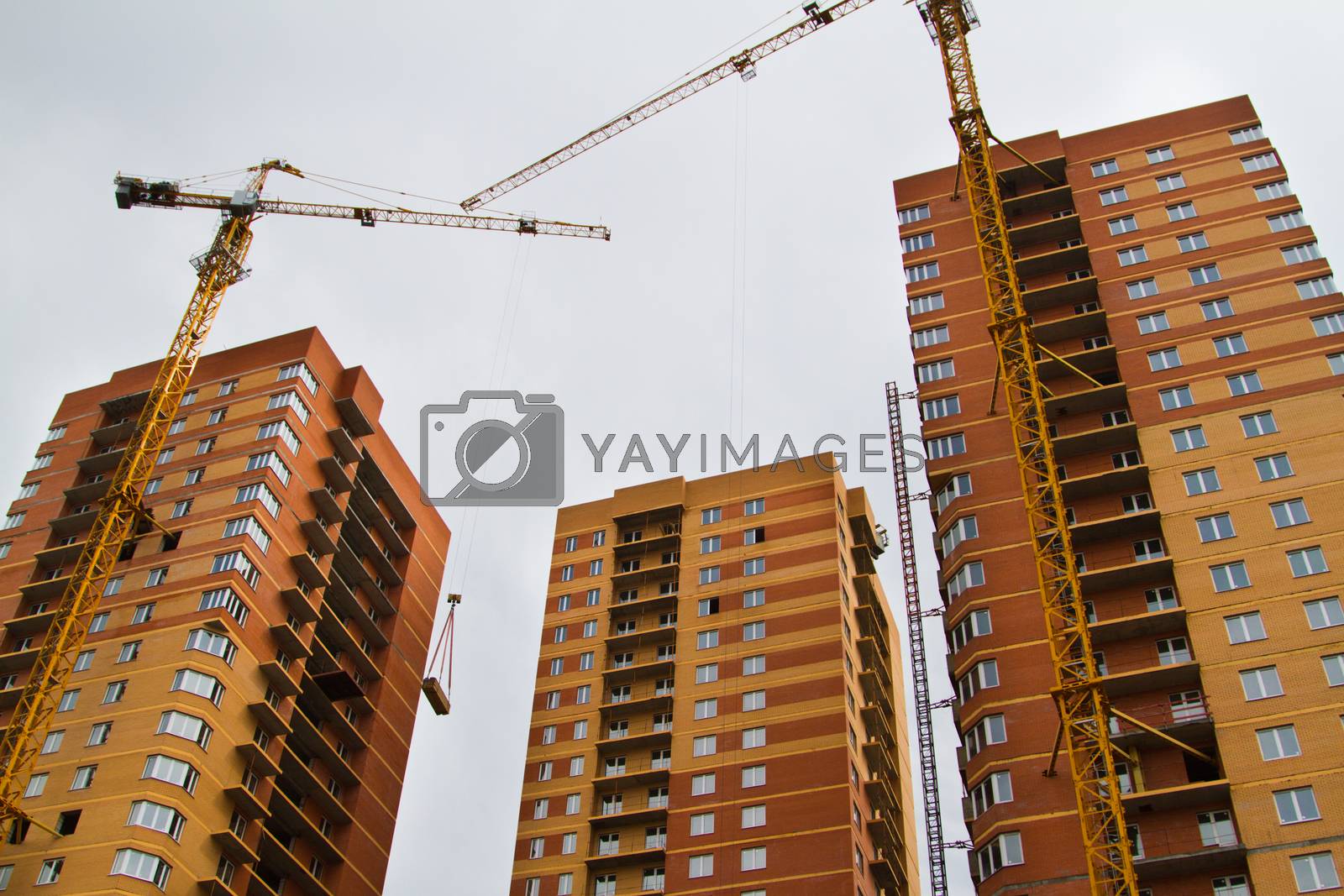 Royalty free image of High rise construction by grigorenko