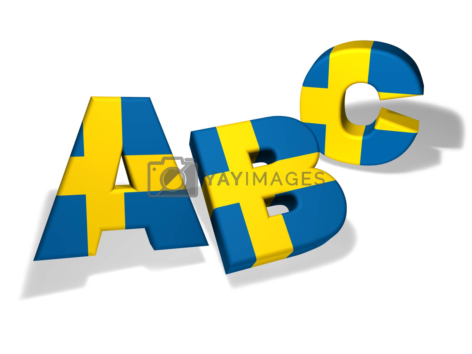 Royalty free image of Abc Swedish School Concept by nirodesign