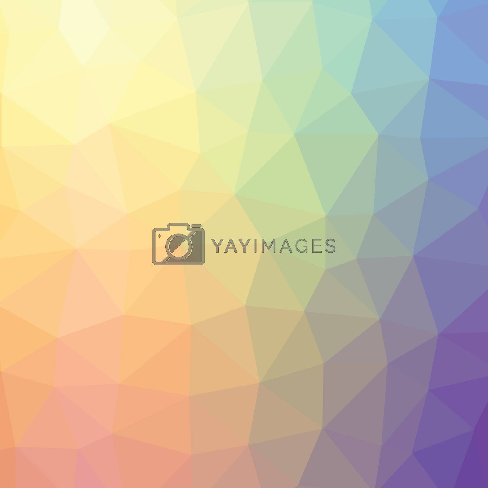 Royalty free image of Pastel colors abstract geometric low poly style vector illustration graphic background. by mcherevan