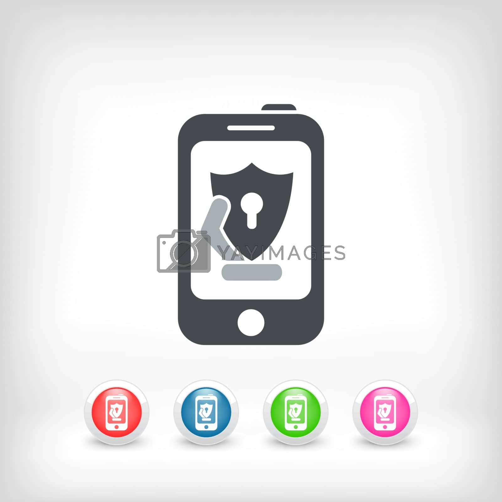 Royalty free image of Smartphone protection by myVector