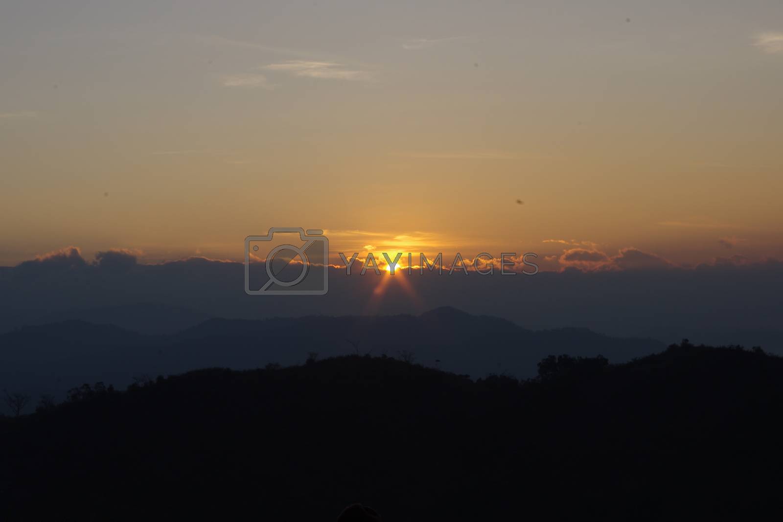 Royalty free image of Sunrise at the Mountain by kindai078