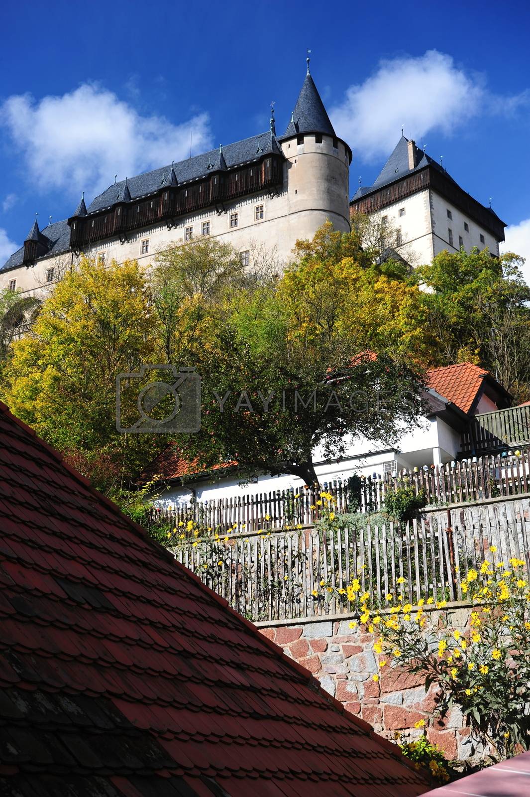 Royalty free image of Karlstejn Castle by ondrej83