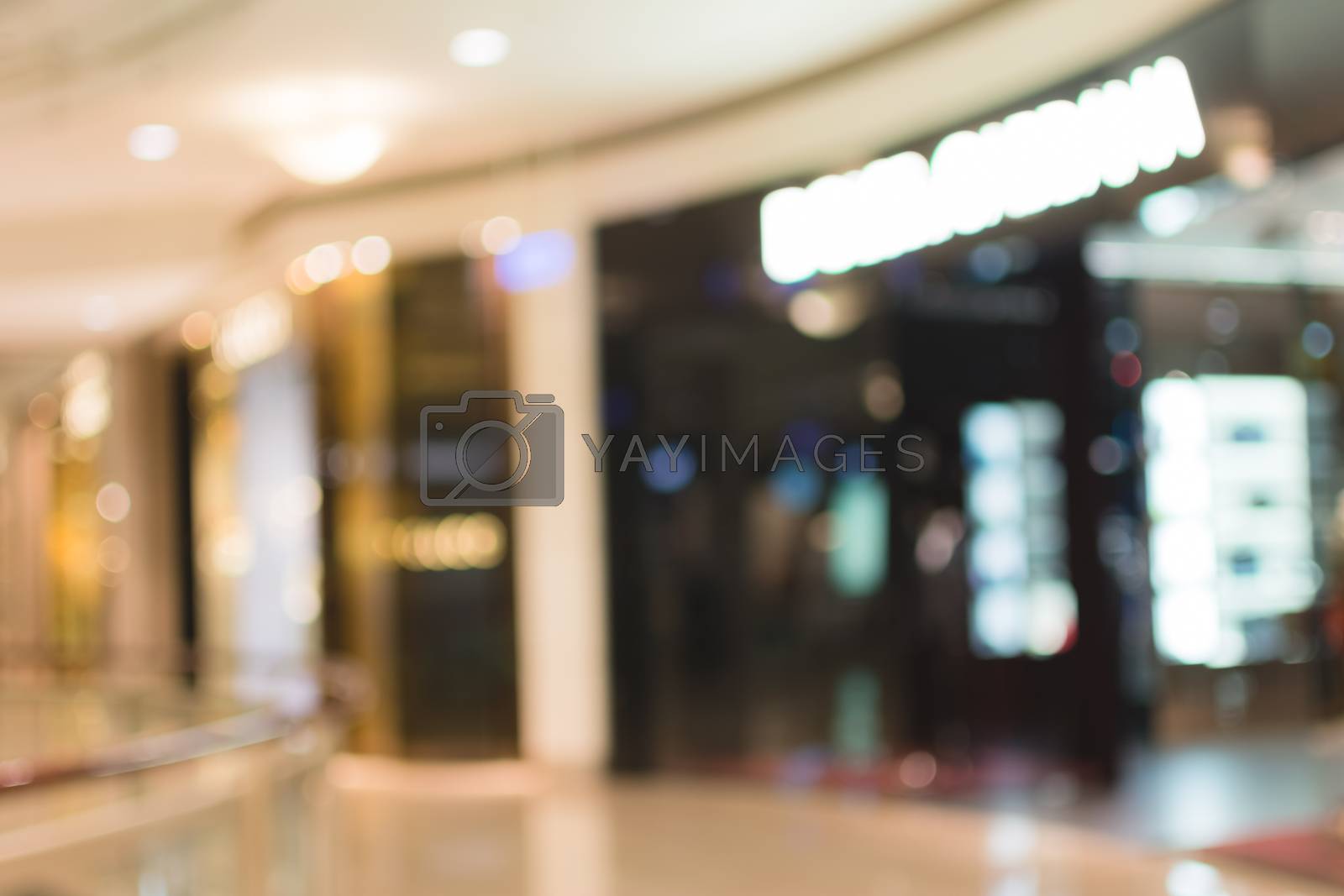 Royalty free image of Abstract background of shopping mall by elwynn