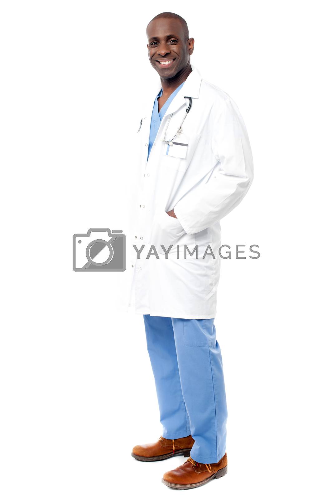 Royalty free image of Handsome male physician by stockyimages