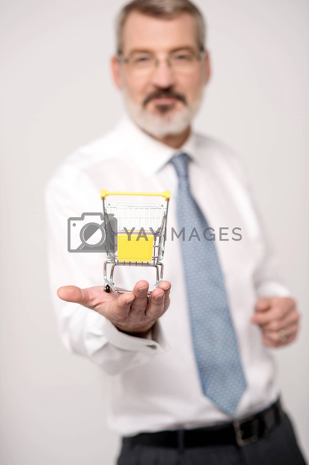 Royalty free image of Take your business to e-commerce level. by stockyimages