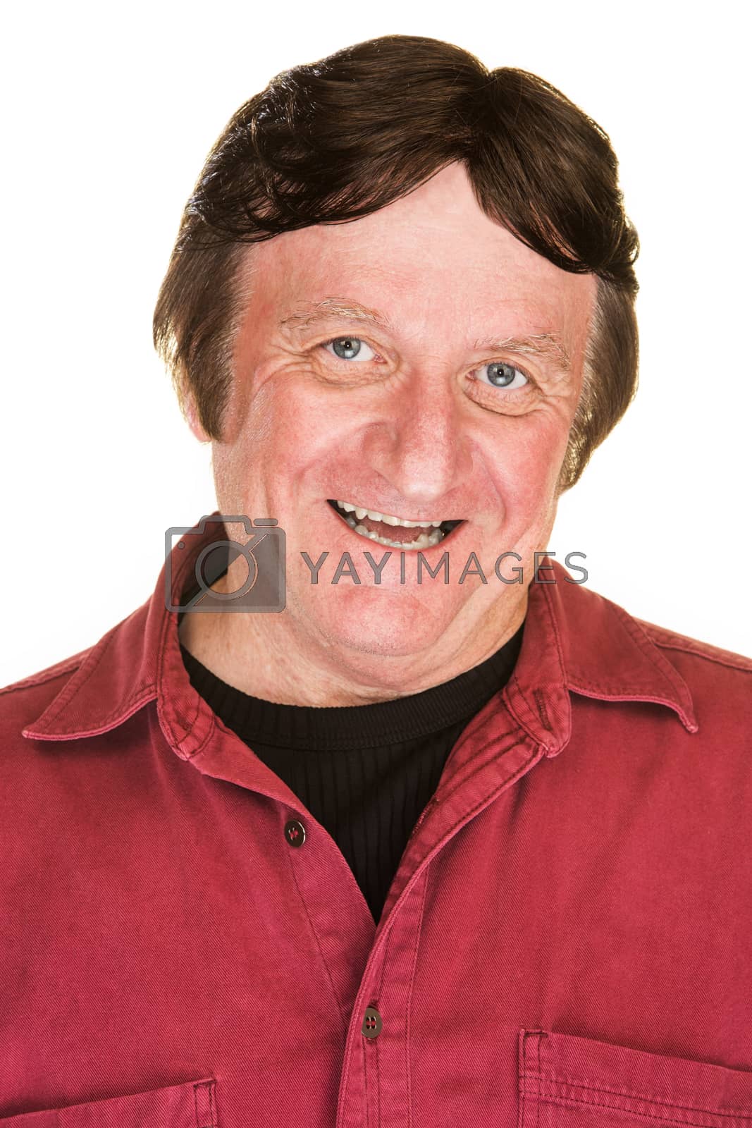 Royalty free image of Satisfied Mature Man by Creatista