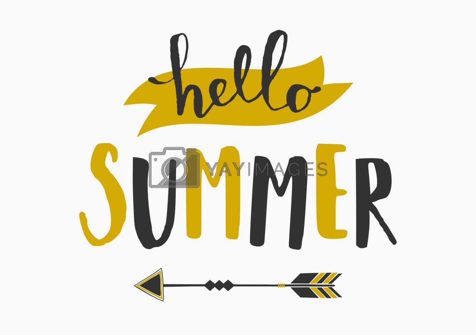 Royalty free image of Typographic Summer Design by ivaleksa